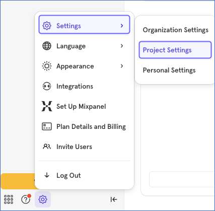 Project Settings
