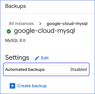 Automated Backups
