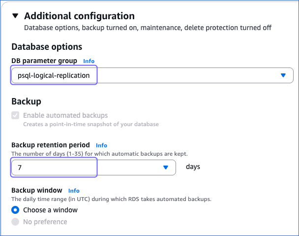 DB instance