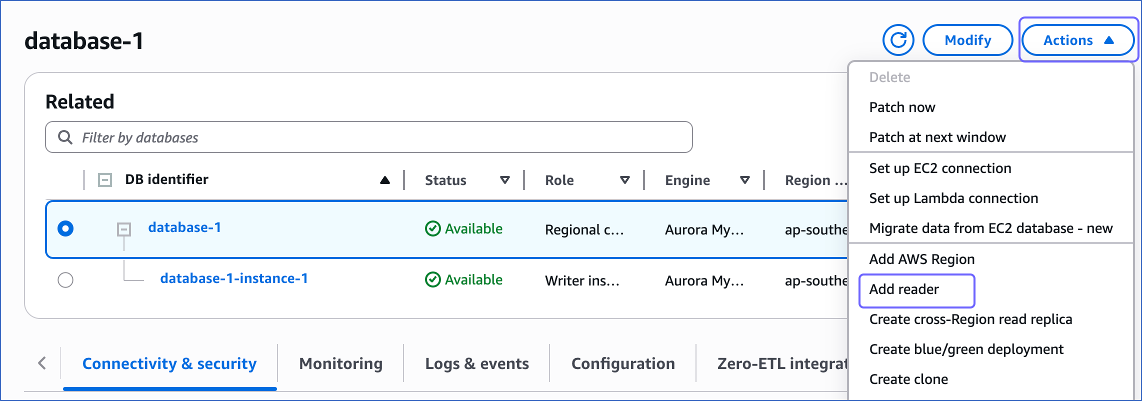 Add reader