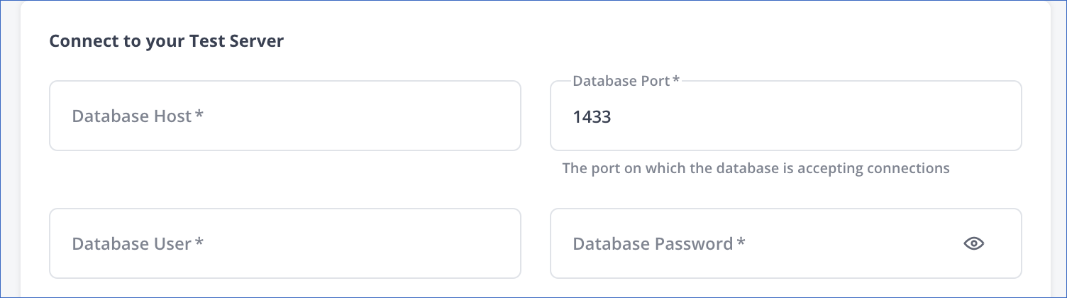 UI Group for JDBC Connection