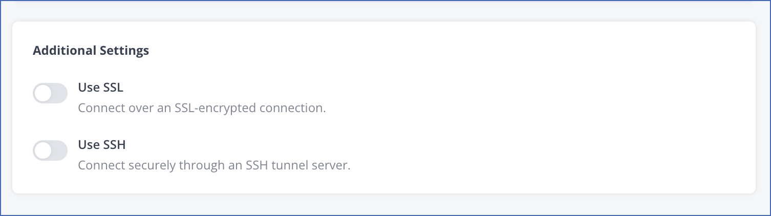 UI Group for Additional Settings
