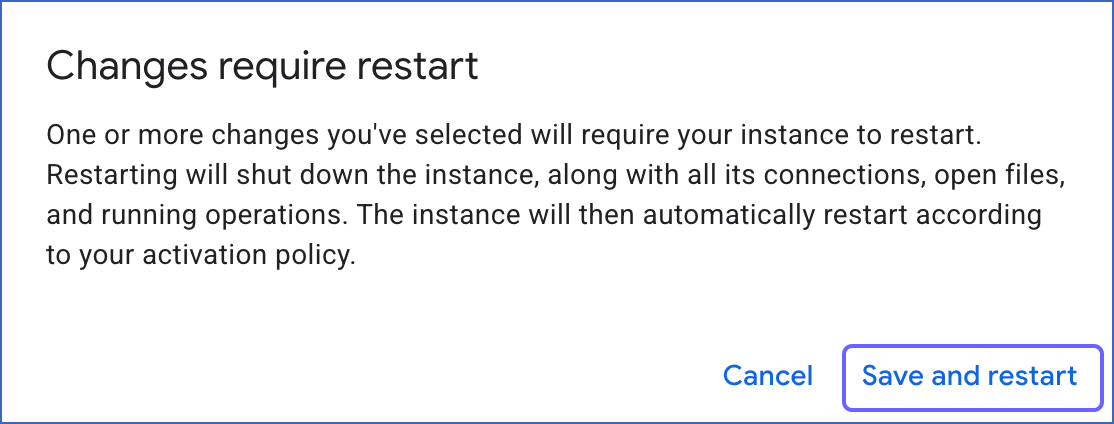 Confirmation Dialog