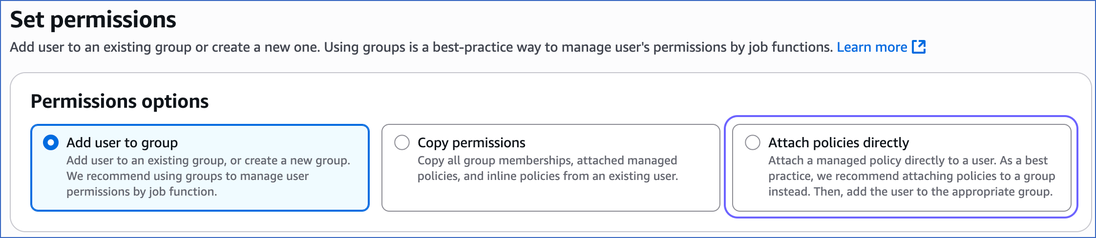 Attach Policy