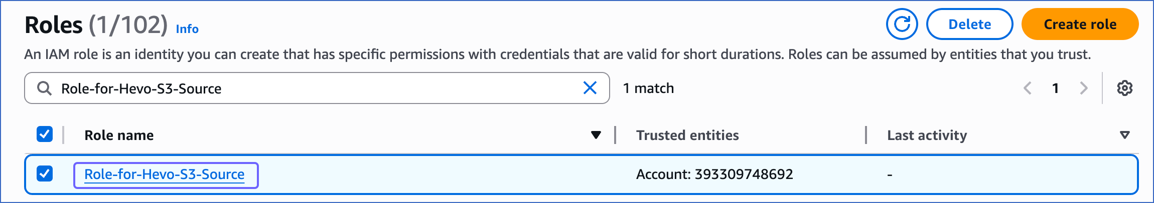 Click Create Role