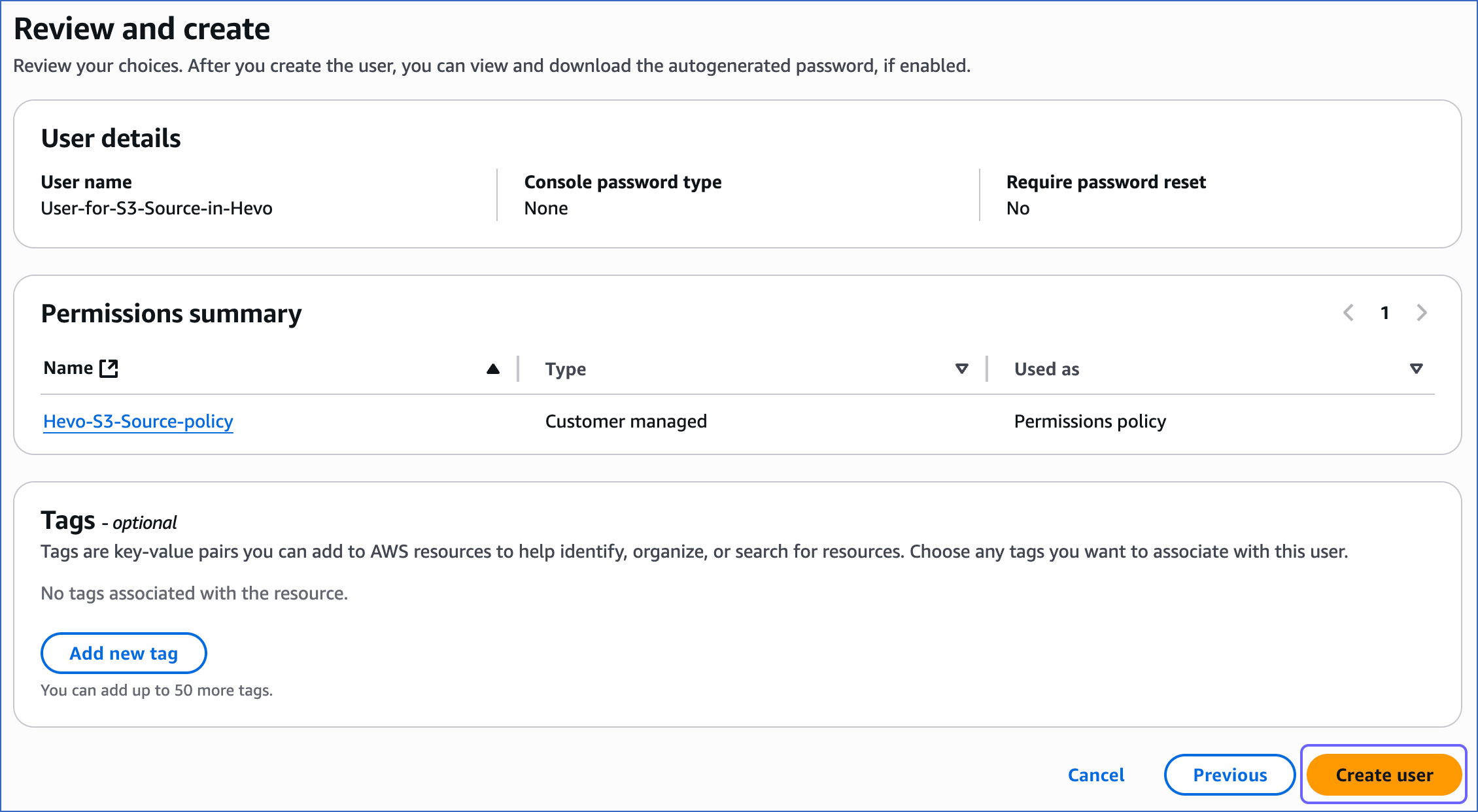 Create User