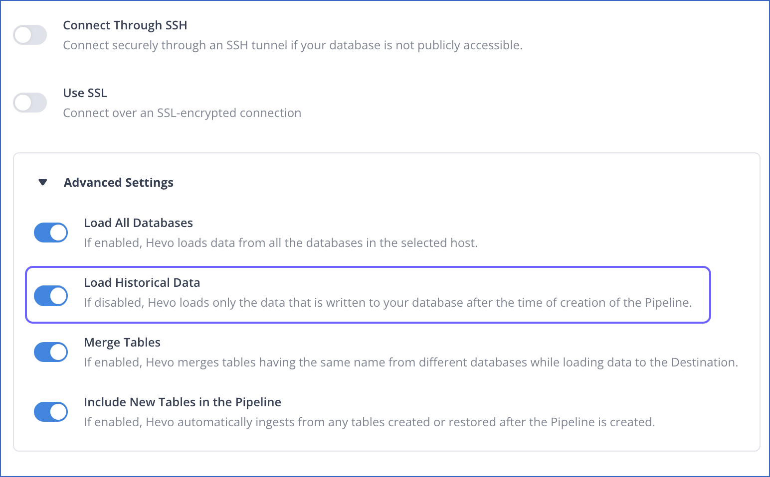 Load Historical Data