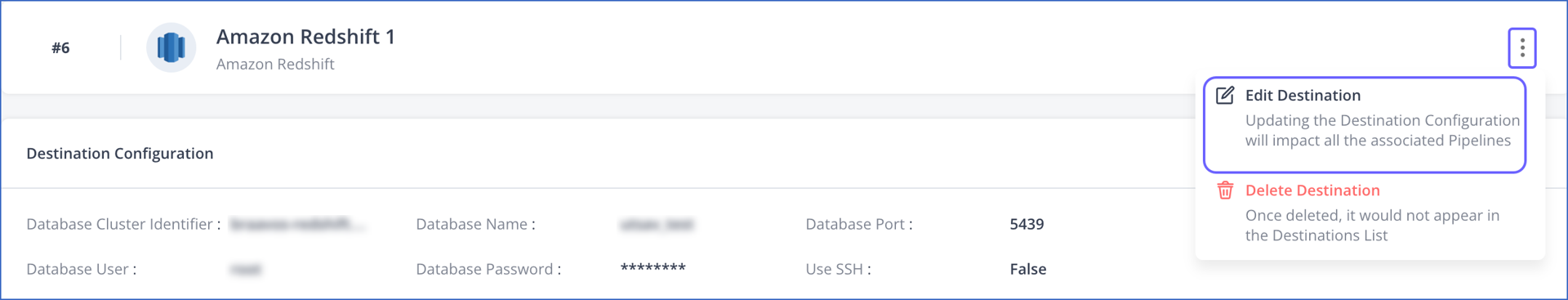 Access Edit Destination