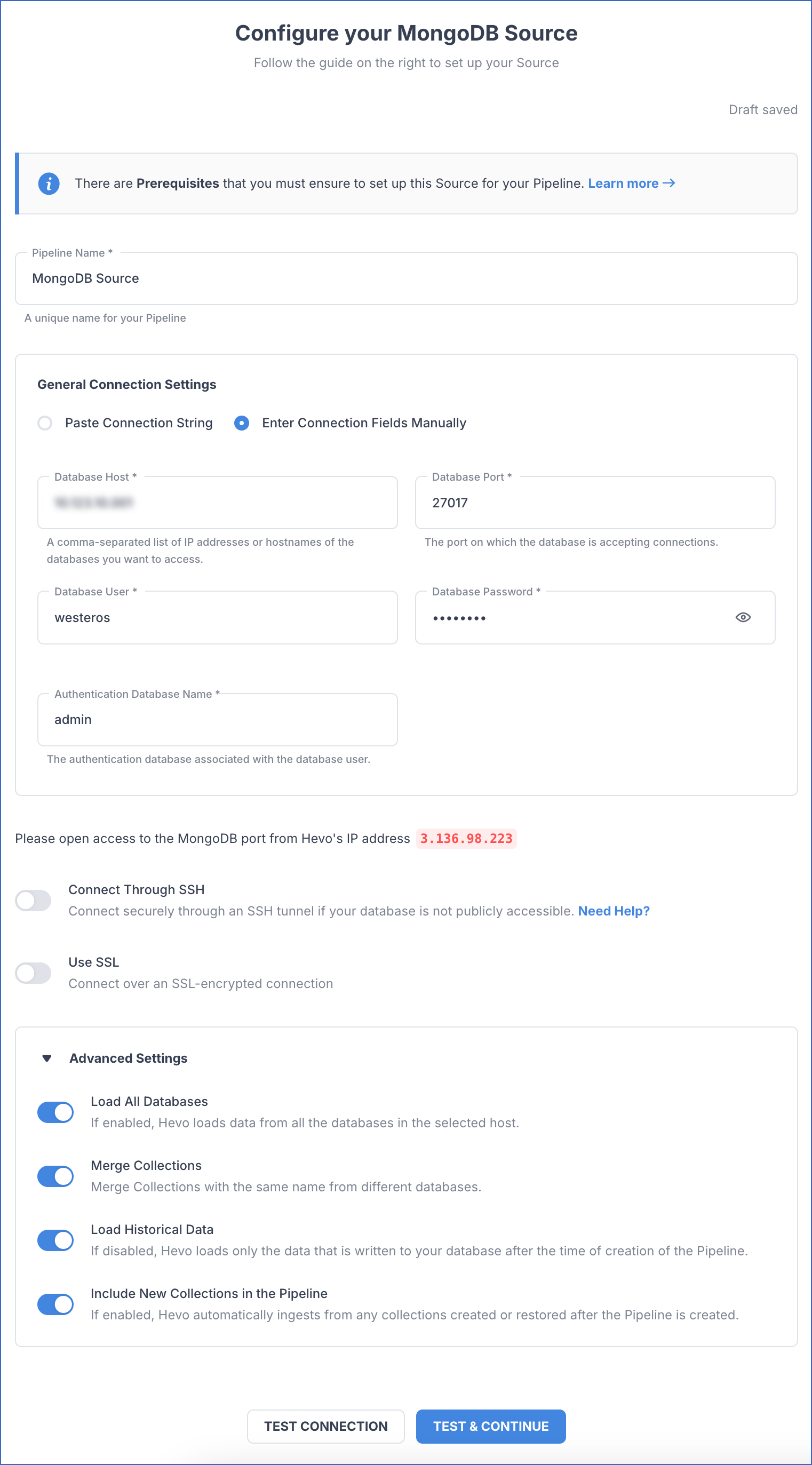 Configure Source