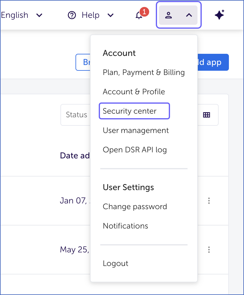 Open Security Center