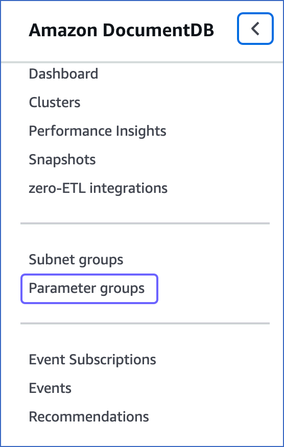 Parameter Groups