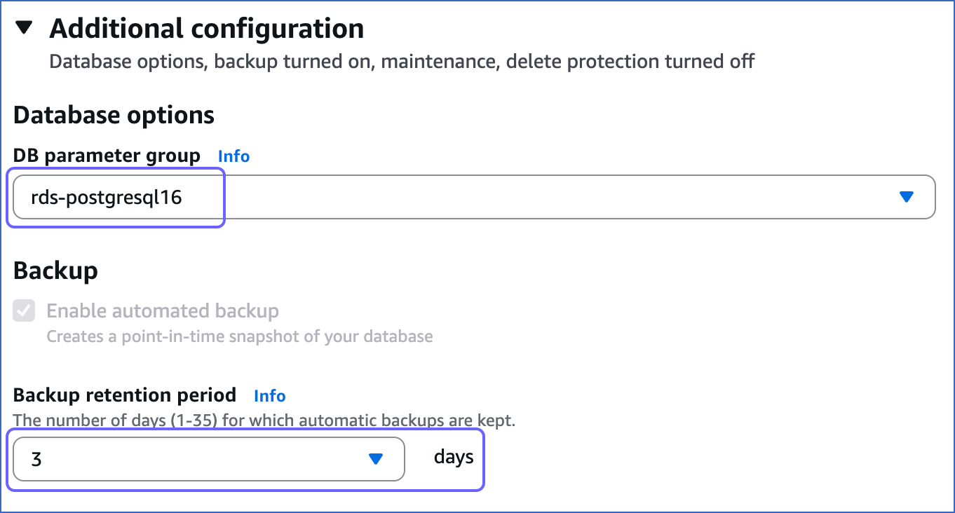 Assign Parameter Group