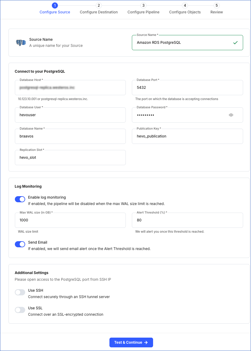 Configure Amazon RDS PostgreSQL