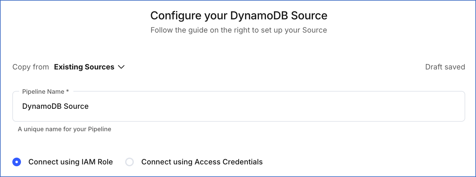 DynamoDB settings