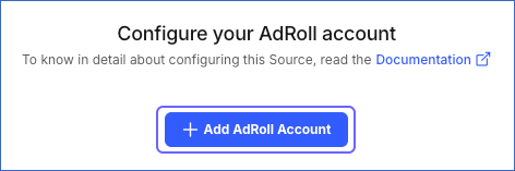 Add AdRoll Reports account