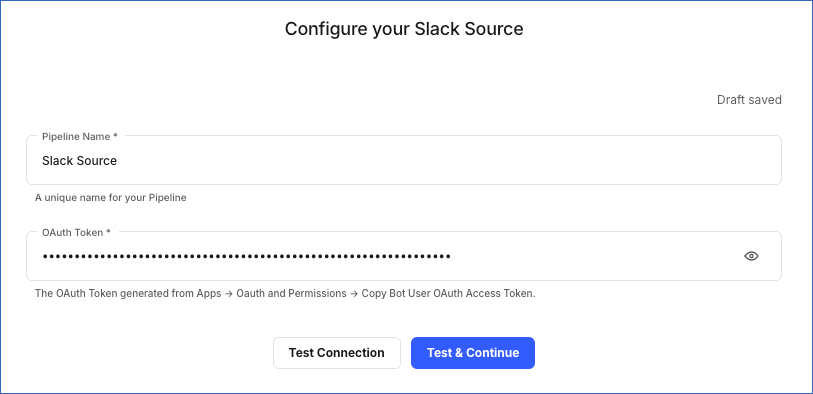 Slack config