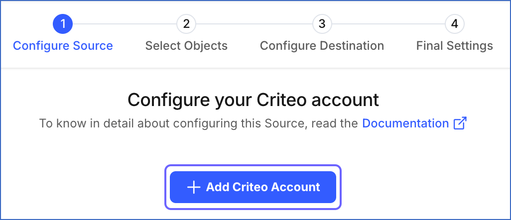 Criteo settings
