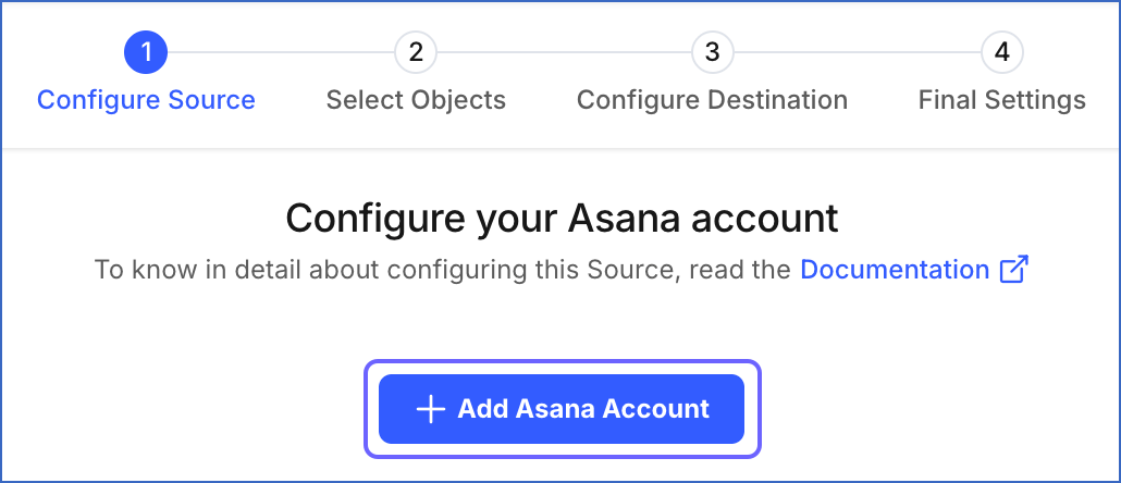 Add Asana account