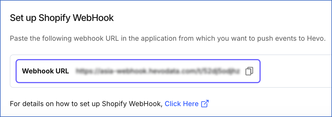 Webhook URL