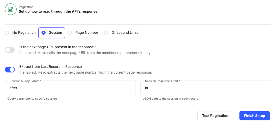 Extract from Last Record