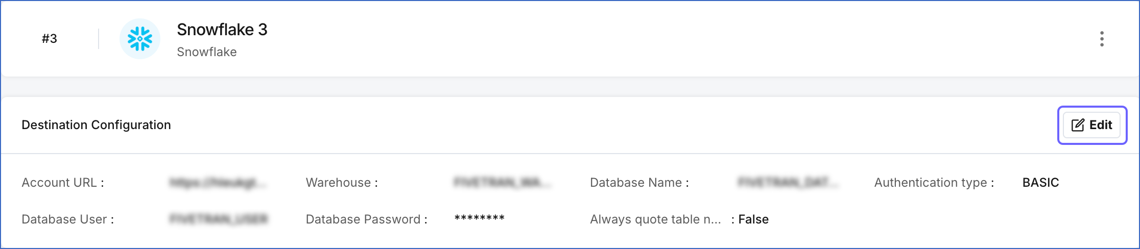 Access Edit Destination