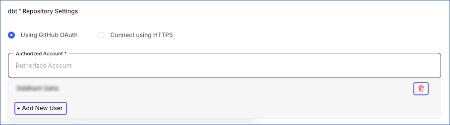 Delete Authorized Account