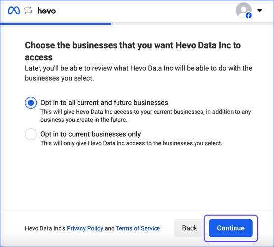 Select Business Manager Account