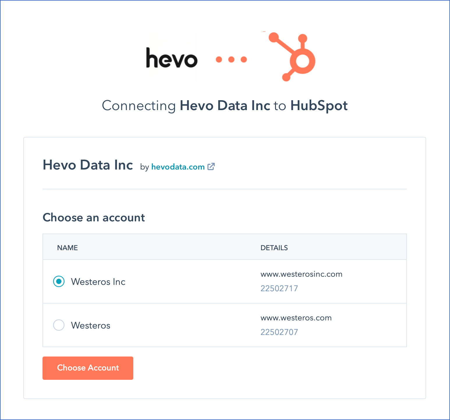 Hubspot account