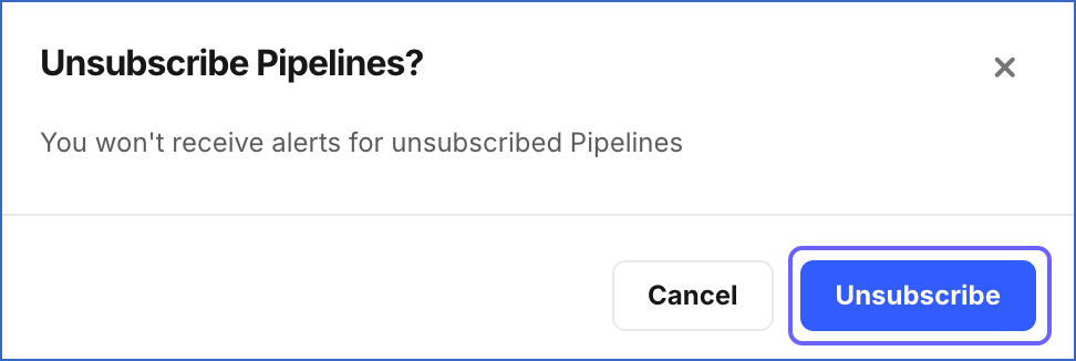 Confirm Unsubscribe