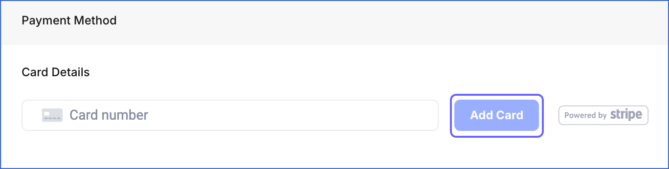 Add a Payment Method