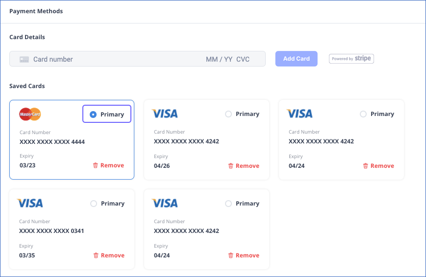 Add a Payment Method