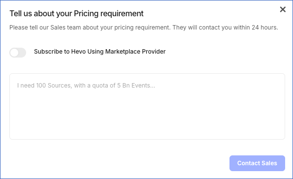 Specify plan requirements
