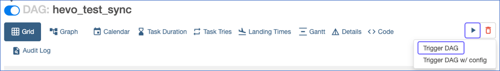 Trigger DAG