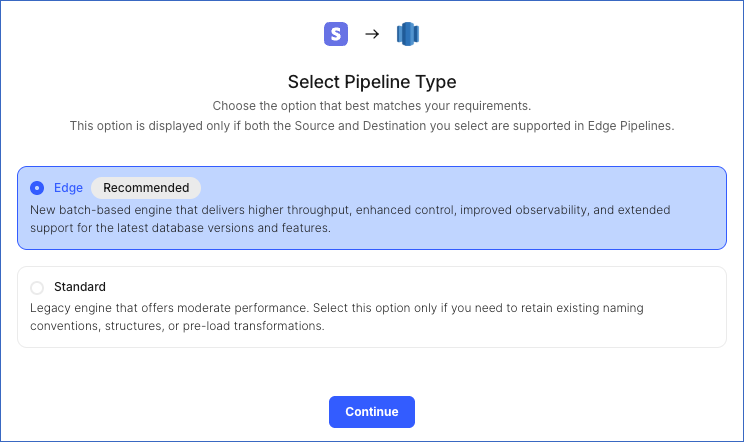 Select Pipeline Type