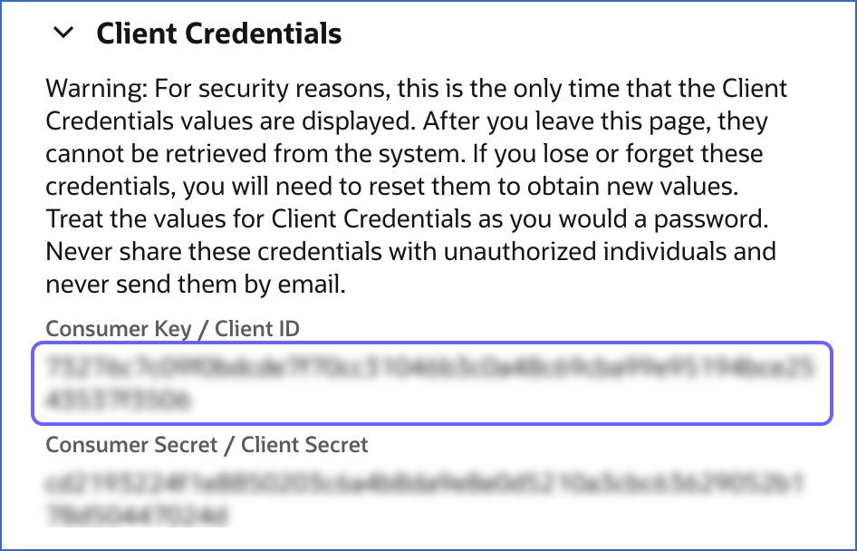 Client Credentials