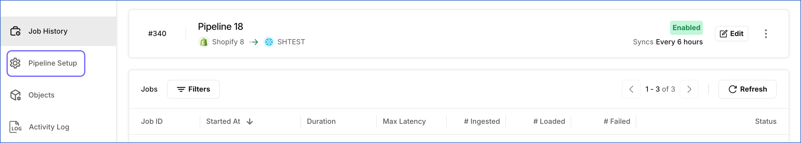 Click Pipeline Setup