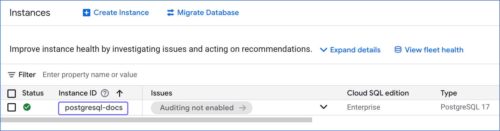 Select Instance