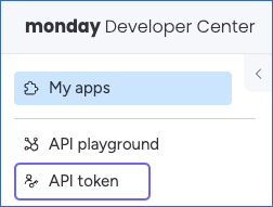 Click API token