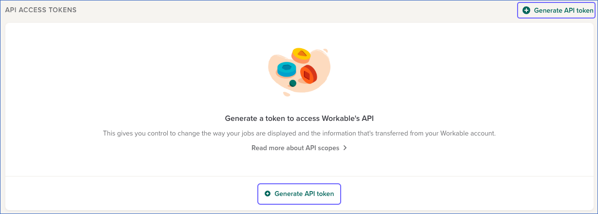 generate api token