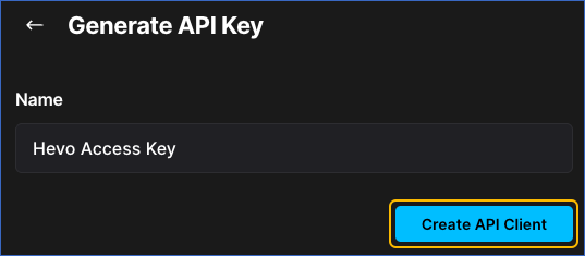 Click create api client