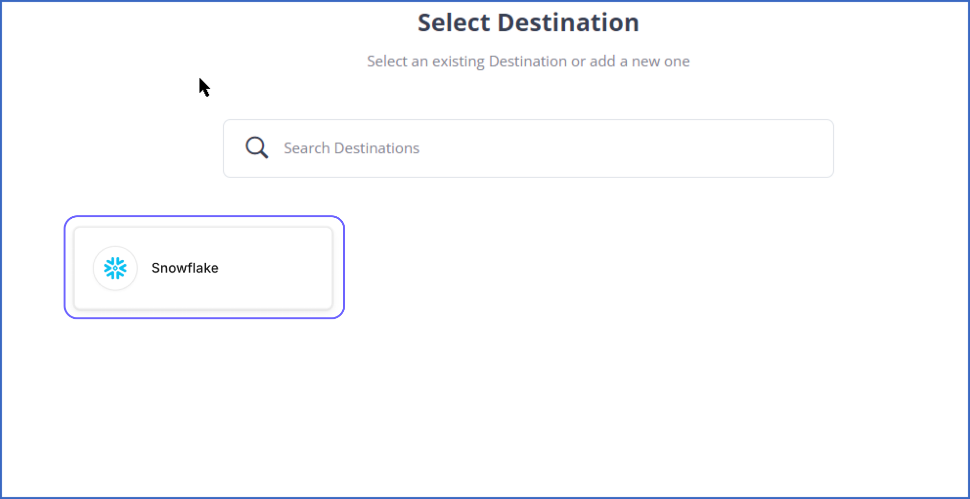 Select Snowflake