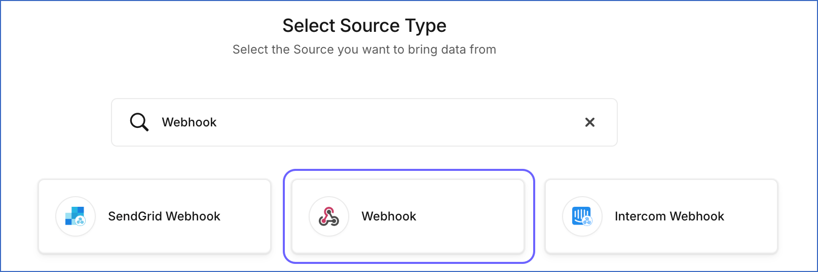 Select Webhook