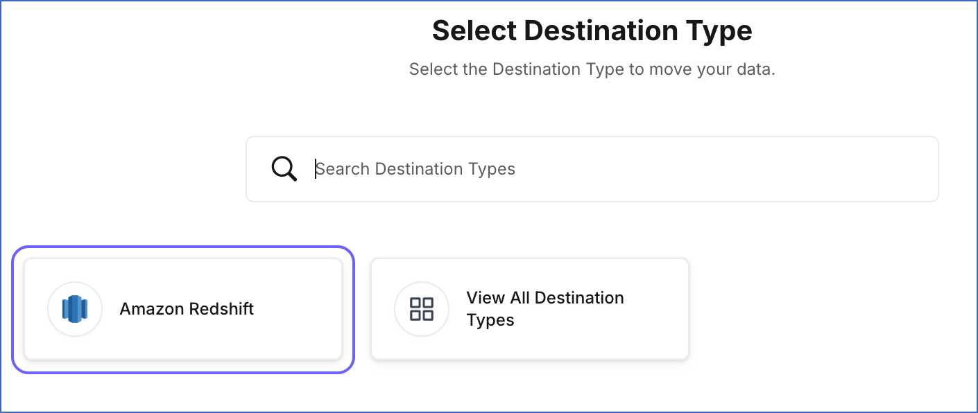 Select Destination