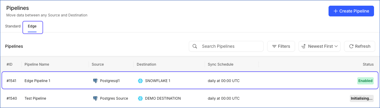 Select Pipeline