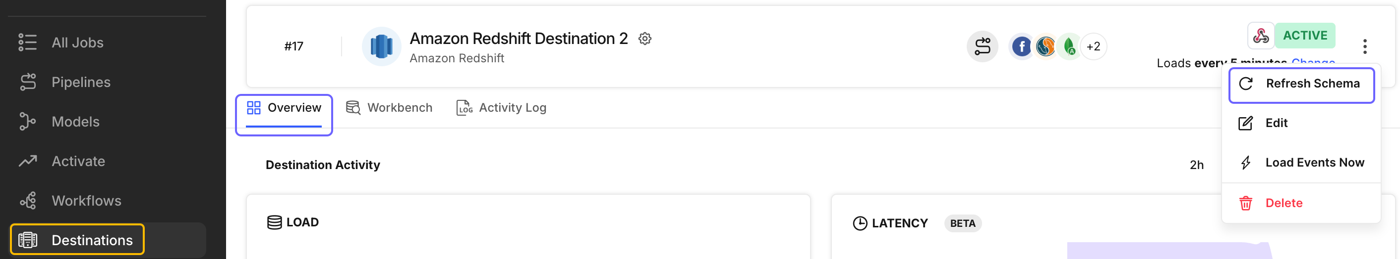 Select Refresh Schema option