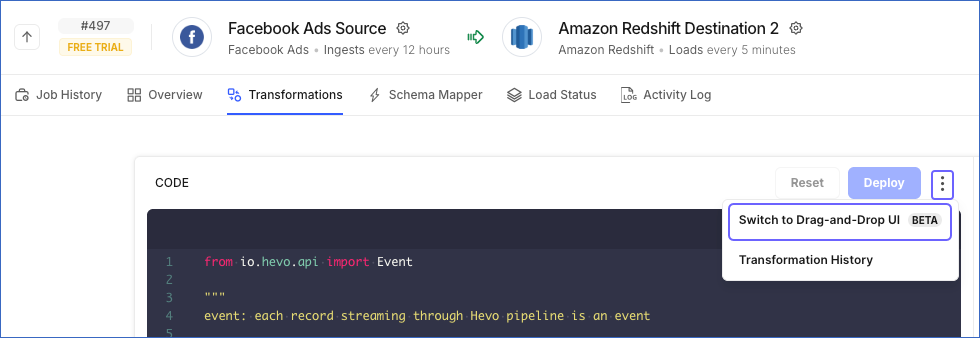 Drag-and-Drop Interface