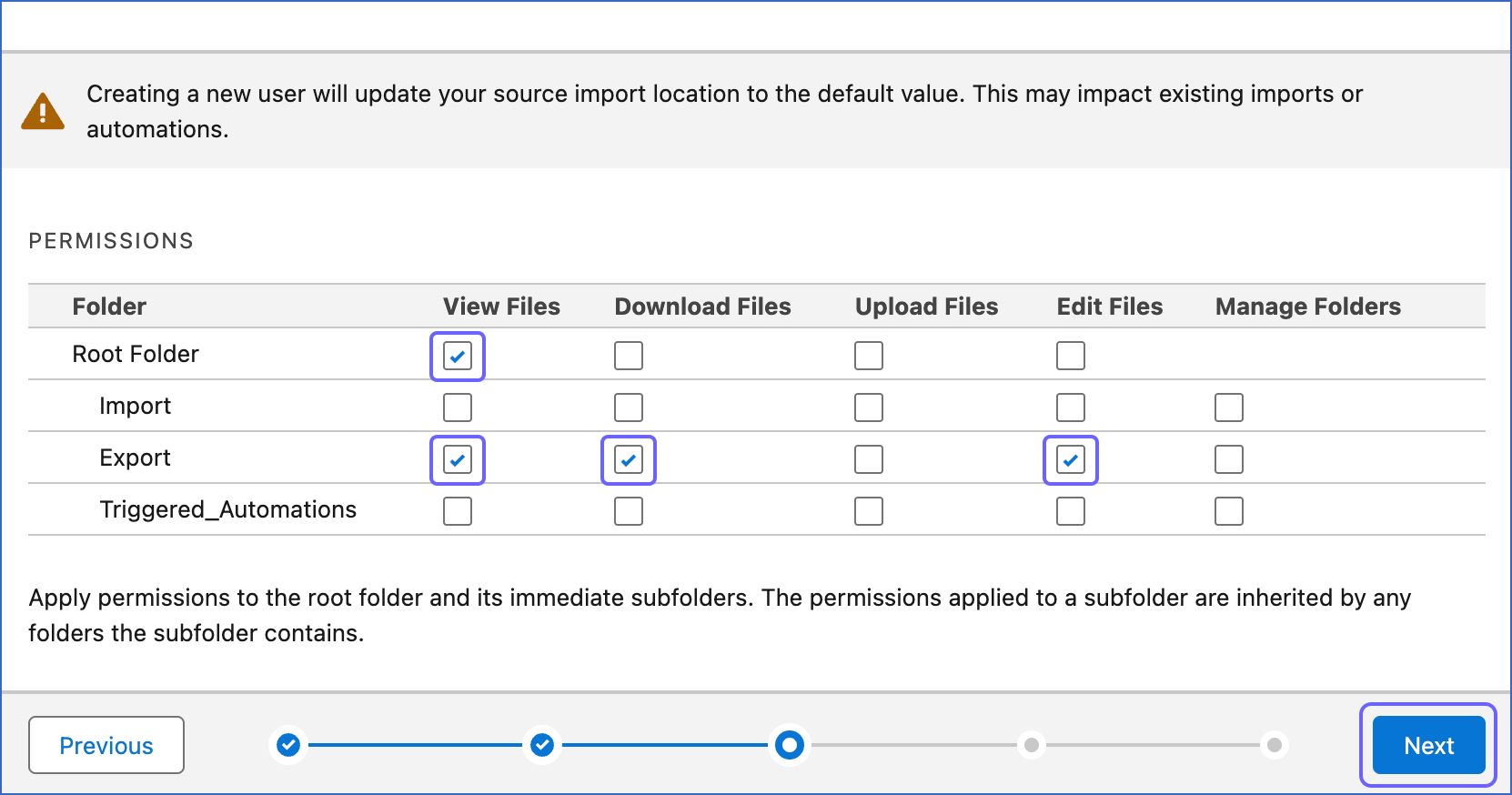 Define Permissions