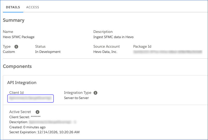 Copy Client ID