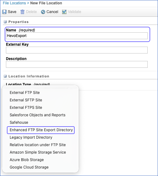 Specify File Location