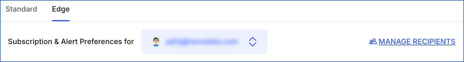 Manage Recipients